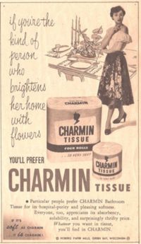 Advertising poster Charmin Paper